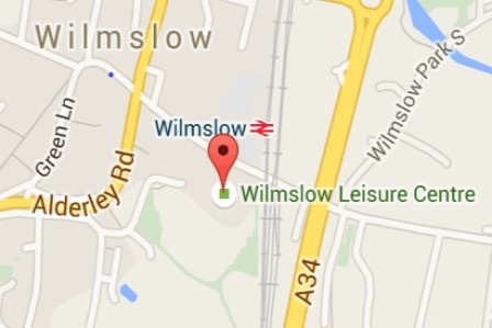 Map of Wilmslow Leisure Centre