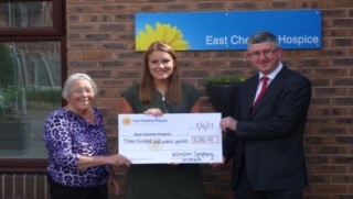 Donation to East Cheshire Hospice 
